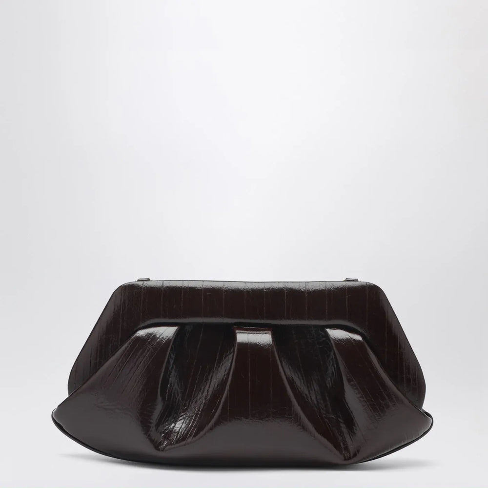 THEMOIRè - Emera clutch in chocolate brown Brand Apparel & Accessories TU