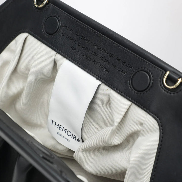 THEMOIRè - Large Tia clutch in black Brand Apparel &amp; Accessories TU