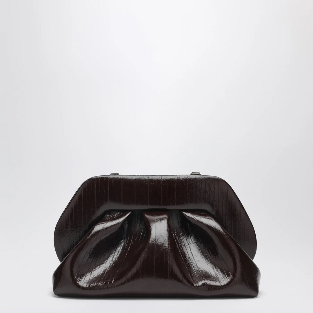 THEMOIRè - Tia clutch in chocolate brown Brand Apparel &amp; Accessories TU