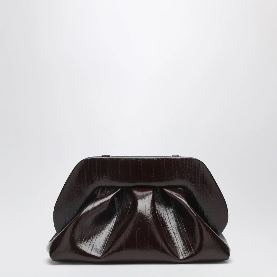 THEMOIRè - Tia clutch in chocolate brown Brand Apparel &amp; Accessories TU