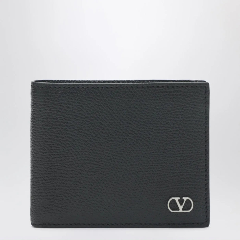 Valentino Garavani - Black Vlogo Signature bi-fold wallet Brand Apparel & Accessories TU