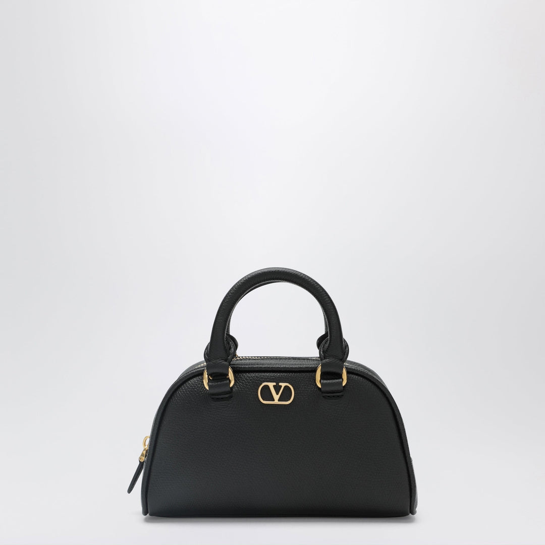 Apparel & Accessories TU Valentino Garavani - Black VLogo Signature mini duffle bag in grained calfskin Brand