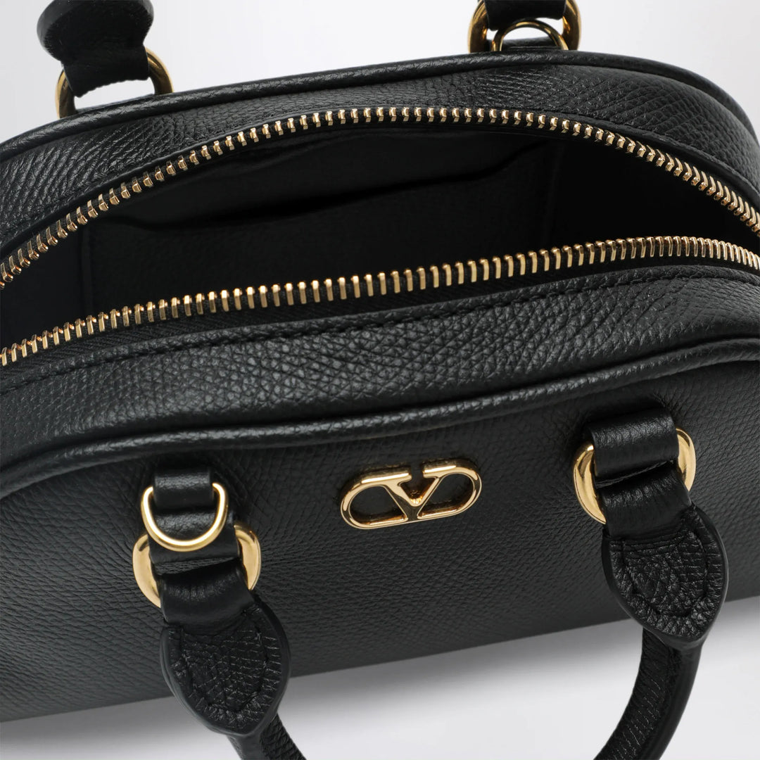 Valentino Garavani - Black VLogo Signature mini duffle bag in grained calfskin Brand Apparel &amp; Accessories TU