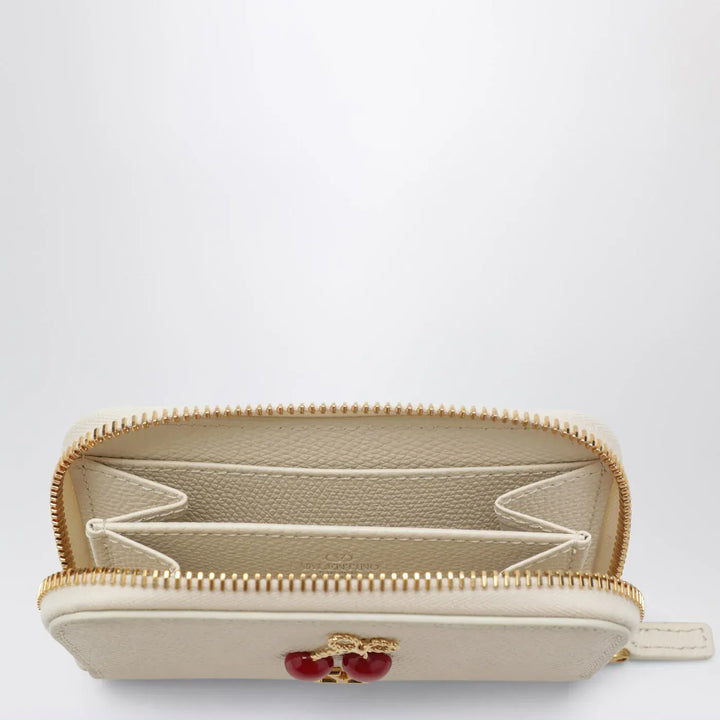 Valentino Garavani - Ivory Cherryfic zip-around wallet Brand Apparel &amp; Accessories TU