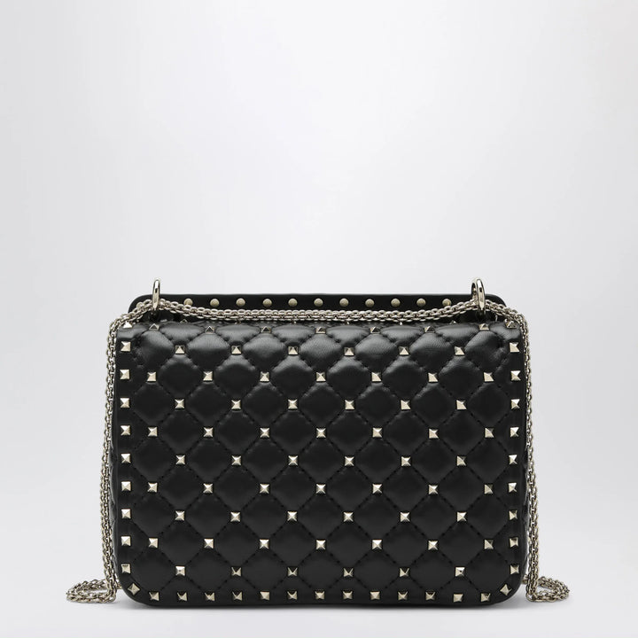 Valentino Garavani - Medium Rockstud Spike bag in black nappa leather Brand Apparel &amp; Accessories U