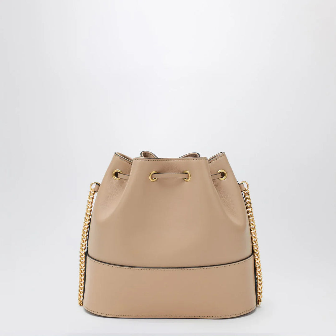 Valentino Garavani - Pink leather Vlogo Signature mini hobo bag Brand Apparel &amp; Accessories TU
