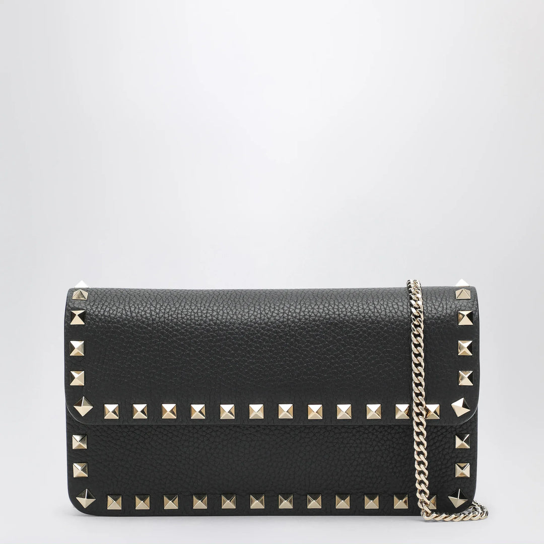 Valentino Garavani - Pouch with black Rockstud chain Brand Apparel &amp; Accessories U