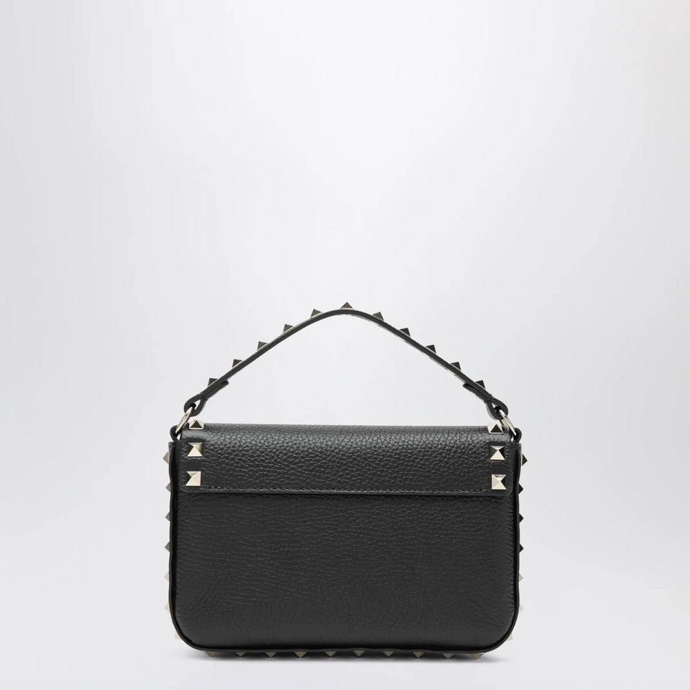 Valentino Garavani - Rockstud pouch in grained calfskin leather, black Brand Apparel & Accessories TU