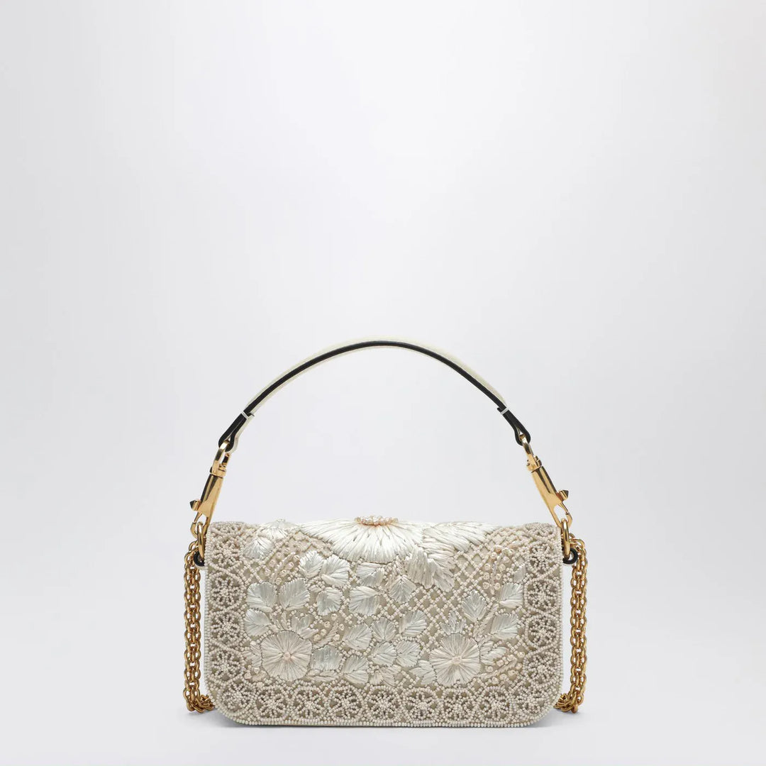 Valentino Garavani - Small Locò bag with VLogo Signature jewel Brand Apparel &amp; Accessories TU