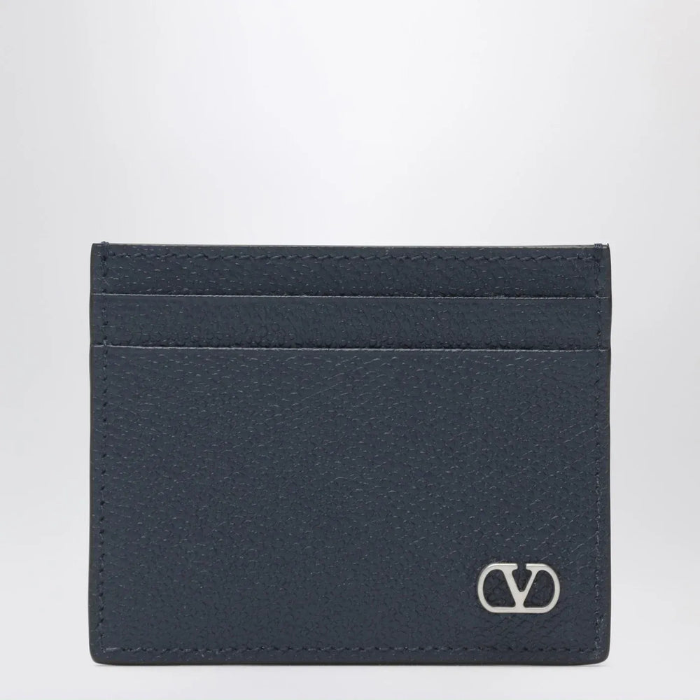 Valentino Garavani - Vlogo Signature blue card holder Brand Apparel & Accessories TU