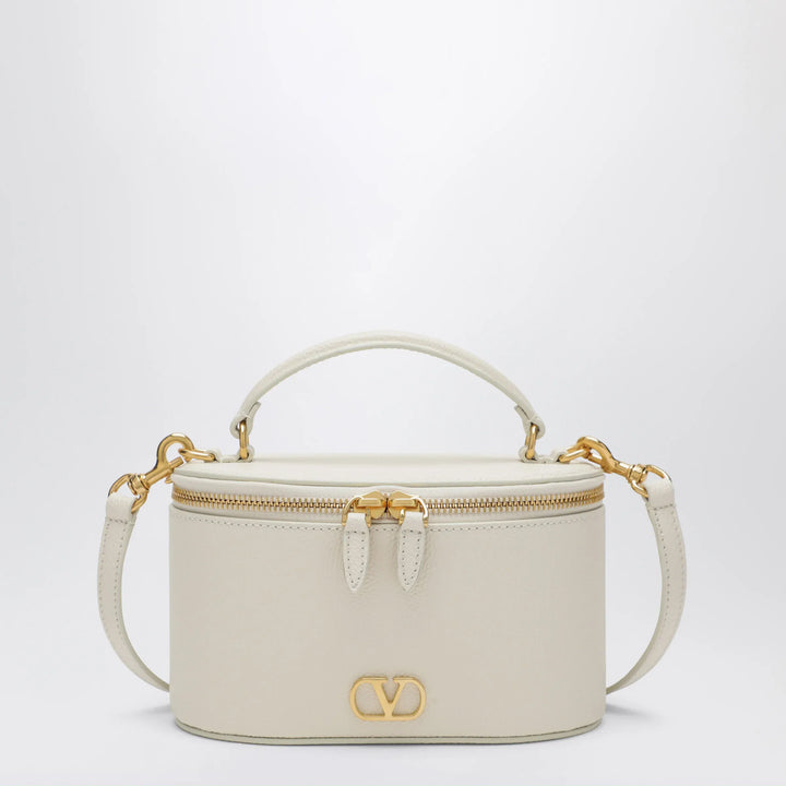 Valentino Garavani - Vlogo Signature Mini Vanity Bag in ivory grained calfskin Brand Apparel &amp; Accessories TU