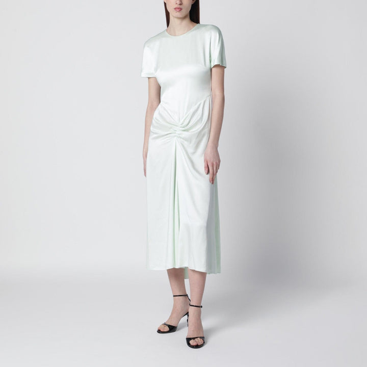 Apparel &amp; Accessories Victoria Beckham - Blaire dress with gathered waist in aloe colour Brand