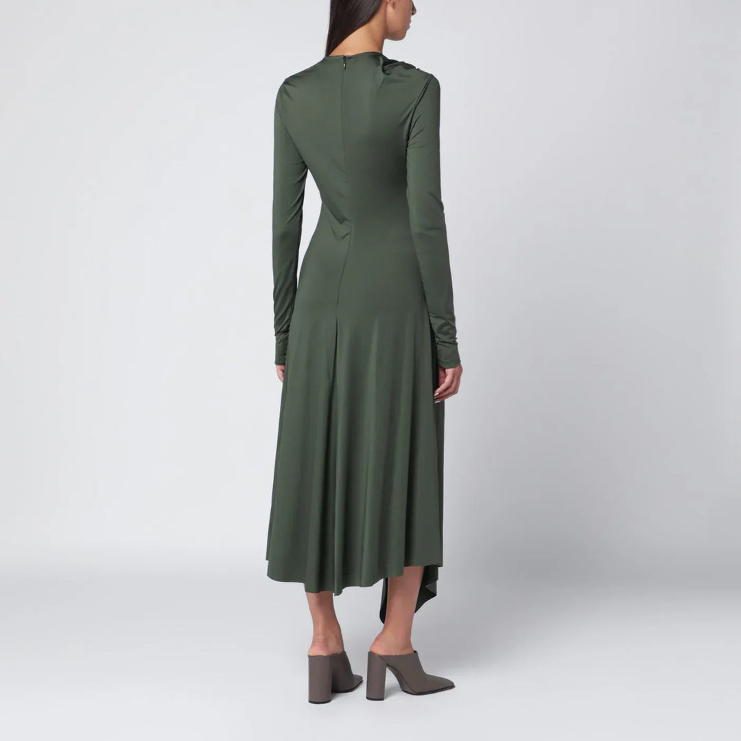 Victoria Beckham - Midi dress in oregano green with interlace Brand Apparel &amp; Accessories 10 UK