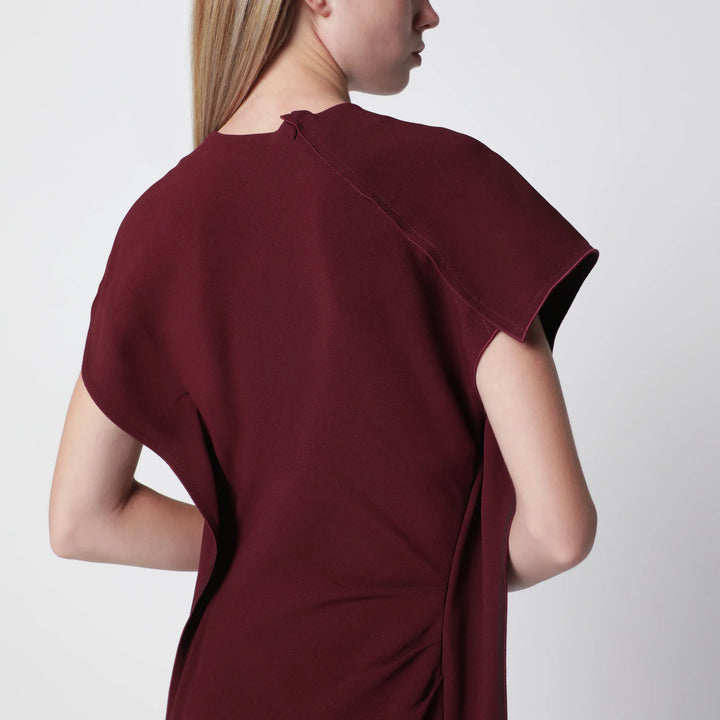 Victoria Beckham - Victoria stretch cady ankle-length dress in cinnabar red Brand Apparel &amp; Accessories