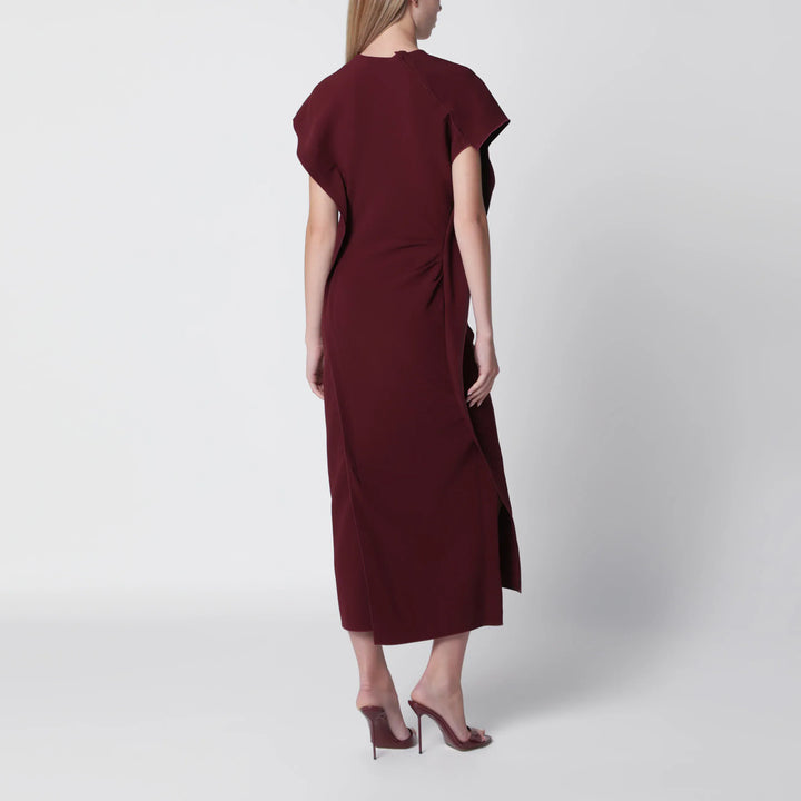 Victoria Beckham - Victoria stretch cady ankle-length dress in cinnabar red Brand Apparel &amp; Accessories
