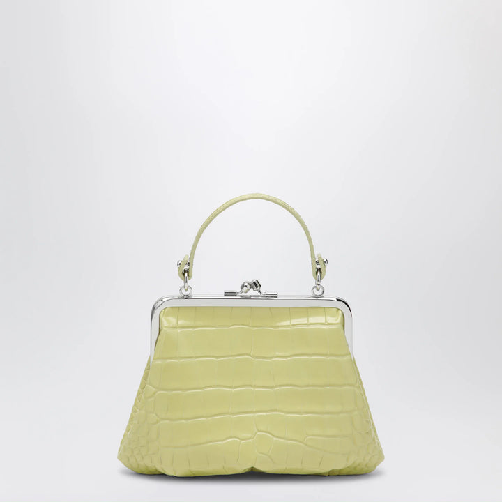Vivienne Westwood - Granny Frame crocodile-embossed leather purse, lime Brand Apparel &amp; Accessories U