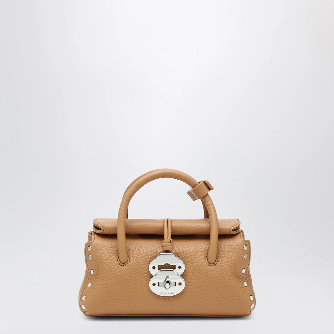 Zanellato - Dotta Baby amaretto grained leather bag Brand Apparel & Accessories TU