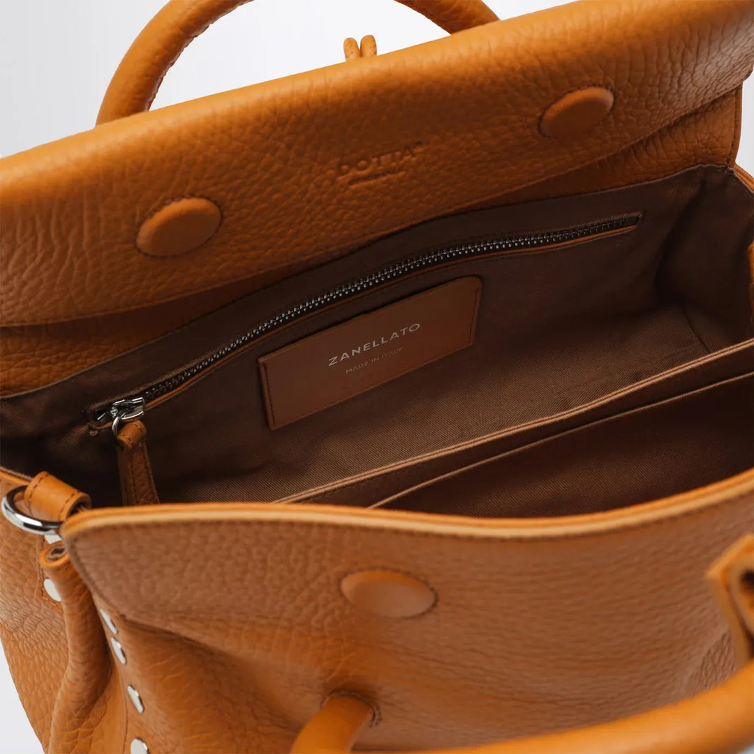 Zanellato - Dotta Centauro small tote bag in orange Brand Apparel &amp; Accessories U