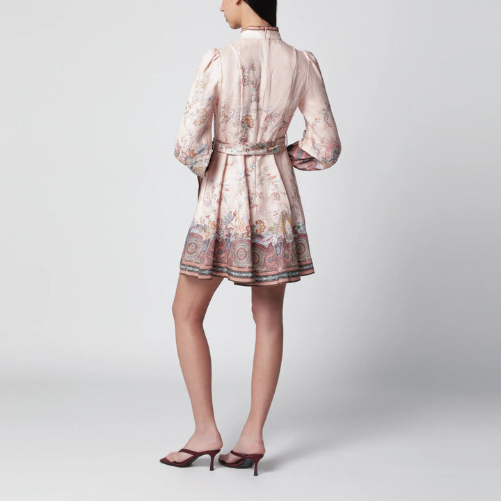 ZIMMERMANN - Pink Paisley Alchemy mini dress Brand Apparel &amp; Accessories