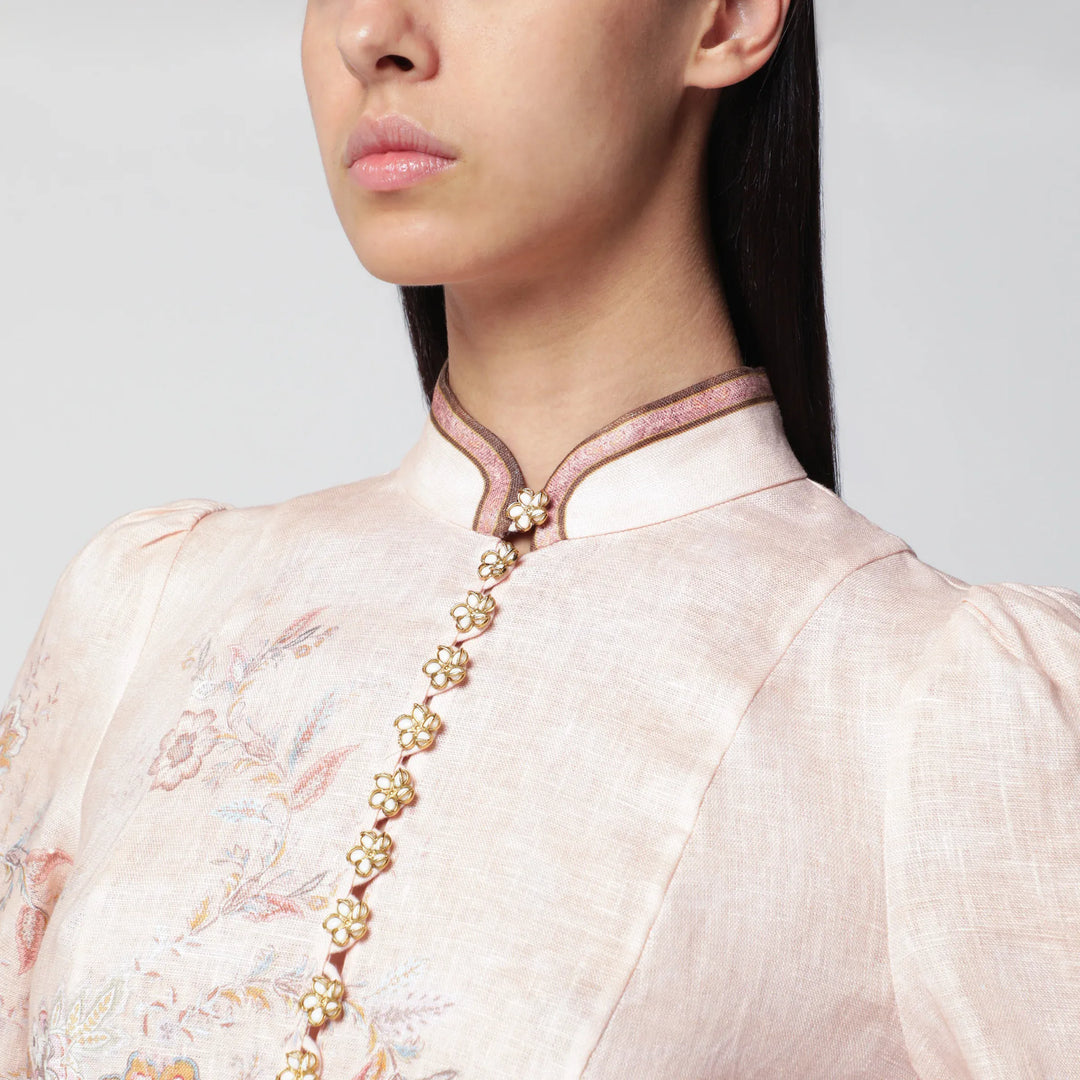 ZIMMERMANN - Pink Paisley Alchemy mini dress Brand Apparel &amp; Accessories