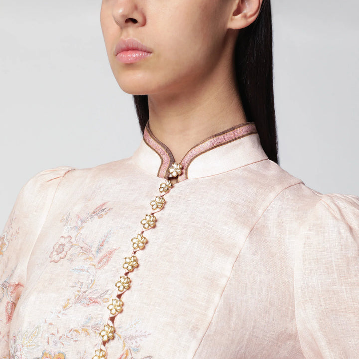 ZIMMERMANN - Pink Paisley Alchemy mini dress Brand Apparel &amp; Accessories
