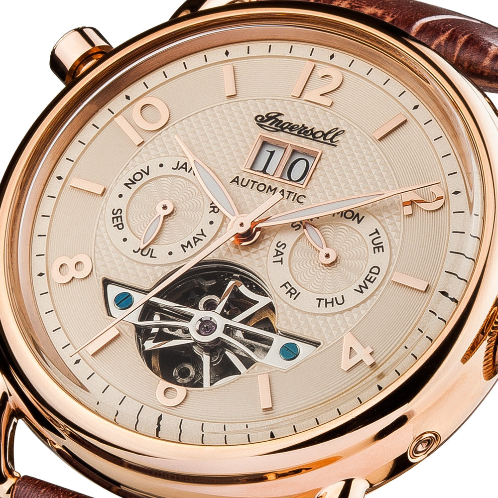Ingersoll Automatic Watches Ingersoll New England Automatic Brown Watch Brand