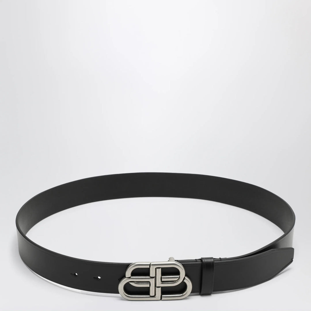 Balenciaga - Black BB leather belt Brand 90 EU