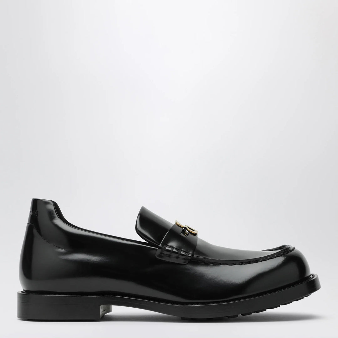 Balenciaga - Comfy loafers in black calf leather Brand 36 IT
