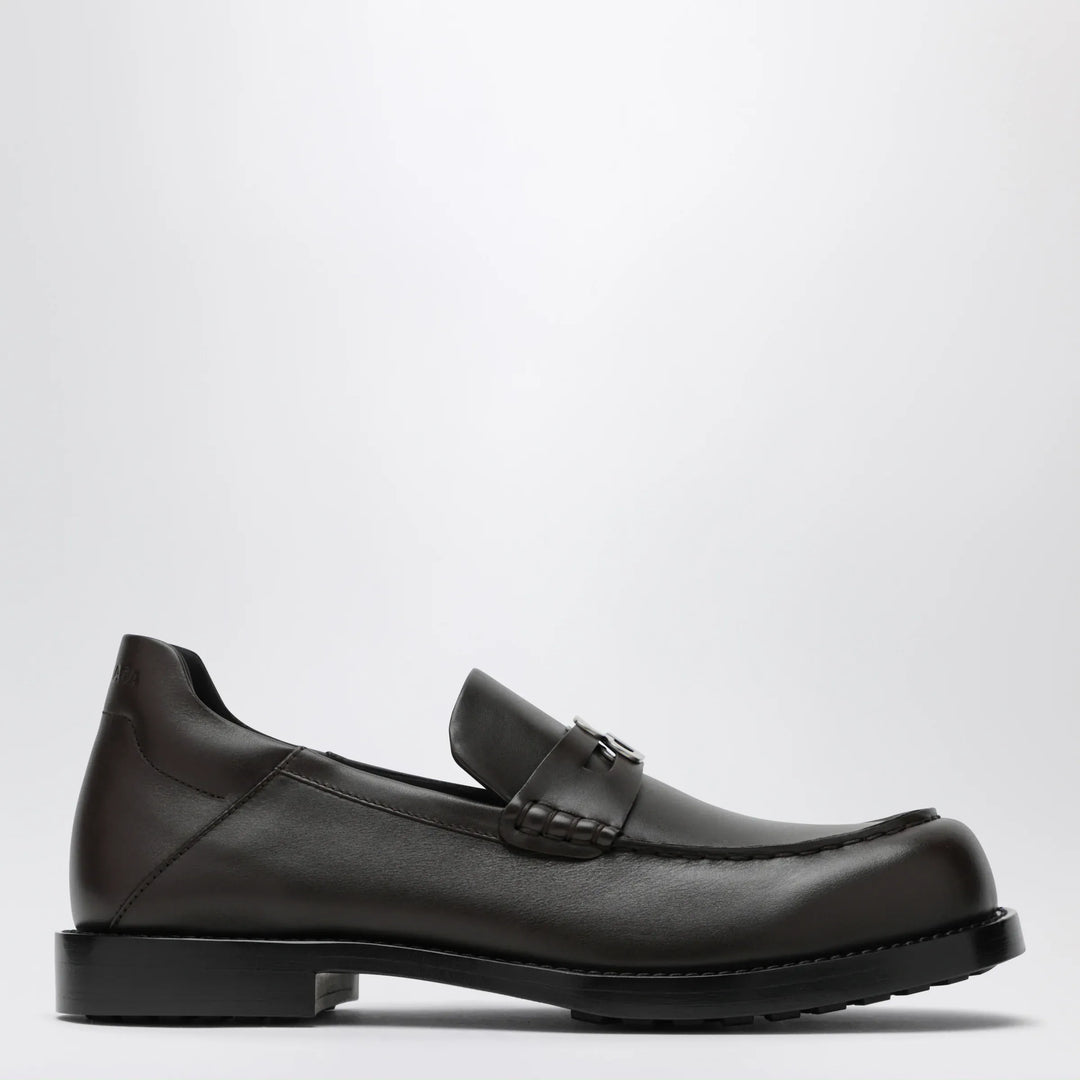 Balenciaga - Comfy loafers in mocha leather Brand 36 IT