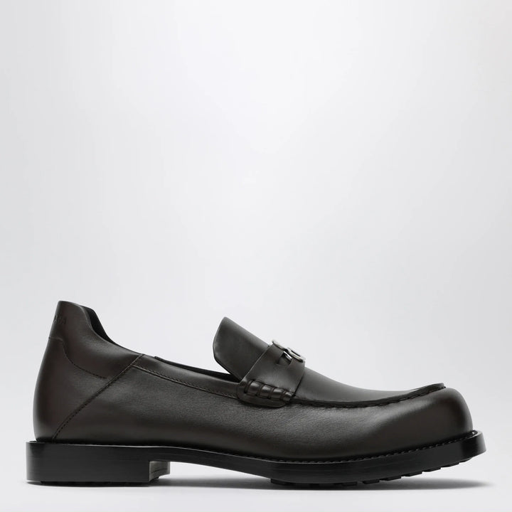 Balenciaga - Comfy loafers in mocha leather Brand 36 IT