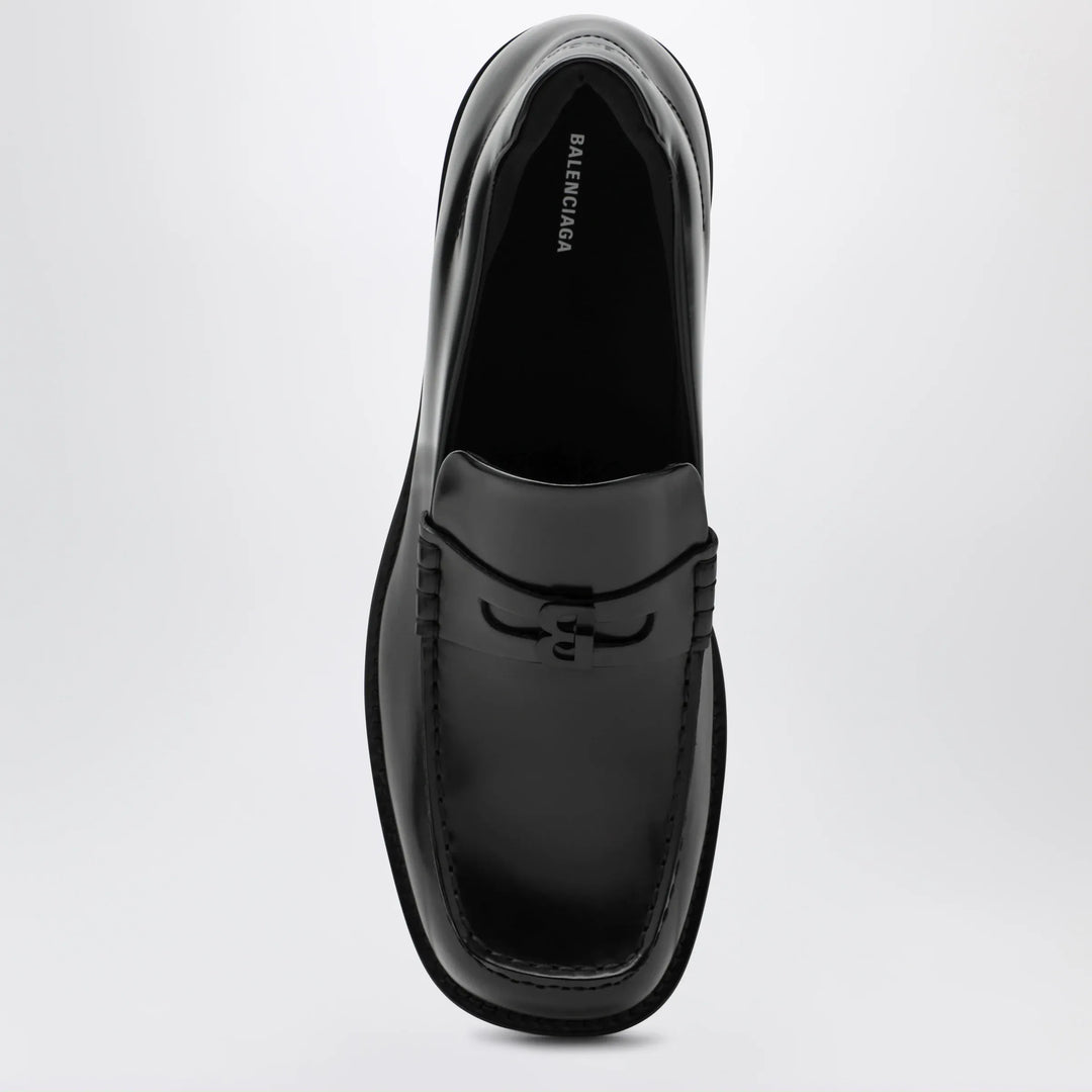 Balenciaga - Comfy loafers in shiny calfskin leather black Brand