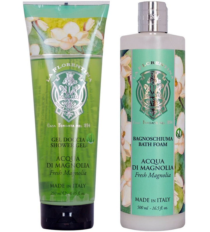 La Florentina Bath Foam &amp; Shower Gel La Florentina Magnolia Bath Foam &amp; Shower Gel Set Brand