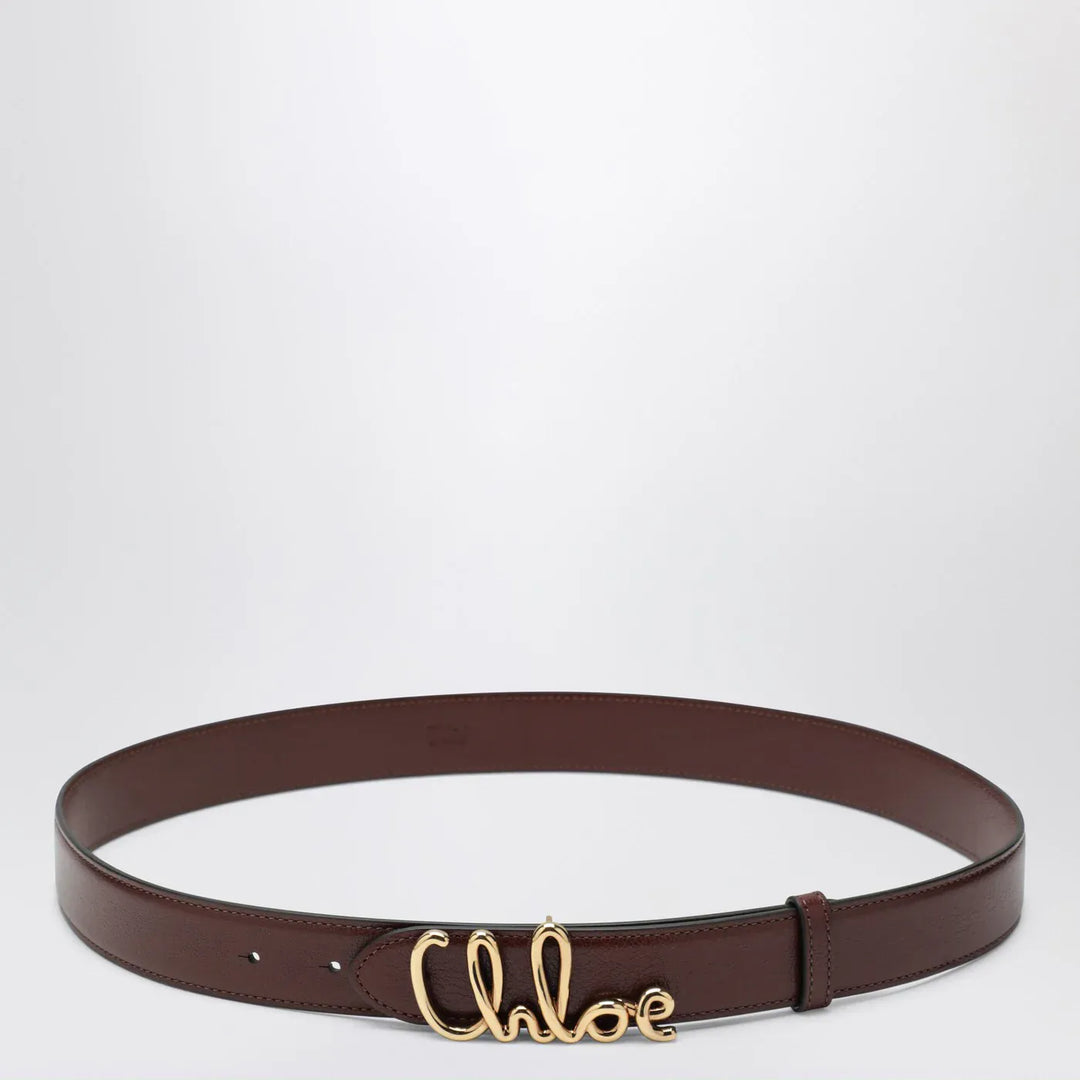 Chloé - Brown The Chloé Iconic Belt Brand Belts S