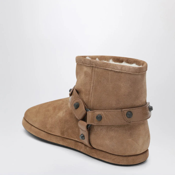 Balenciaga - Alaska Soft camel ankle boots Brand Boots 40 IT