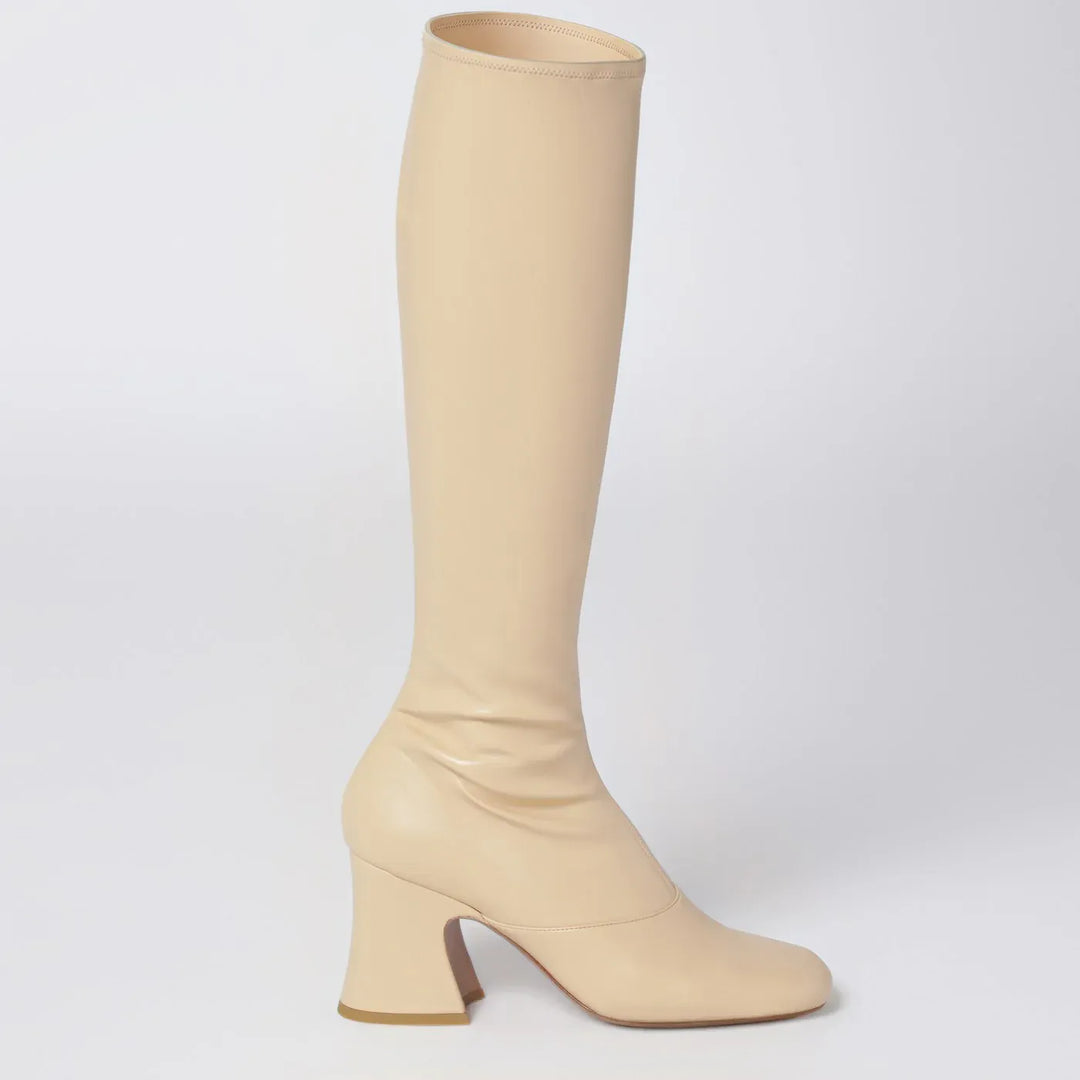 Chloé - Beige Janis heeled boots Brand Boots 41 IT