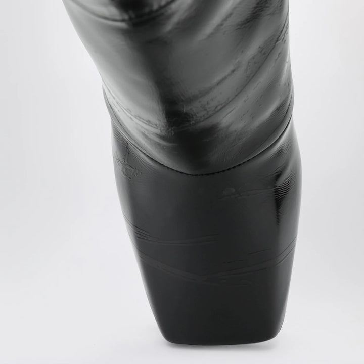 Givenchy - Black Sliced Square GIVENCHY Tape ankle boots Brand Boots