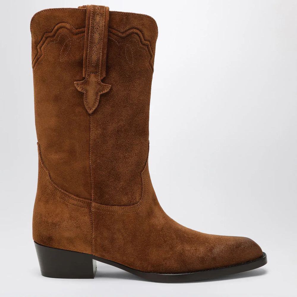 Paris Texas - Hilda boots in Cognac suede Brand Boots 36 IT