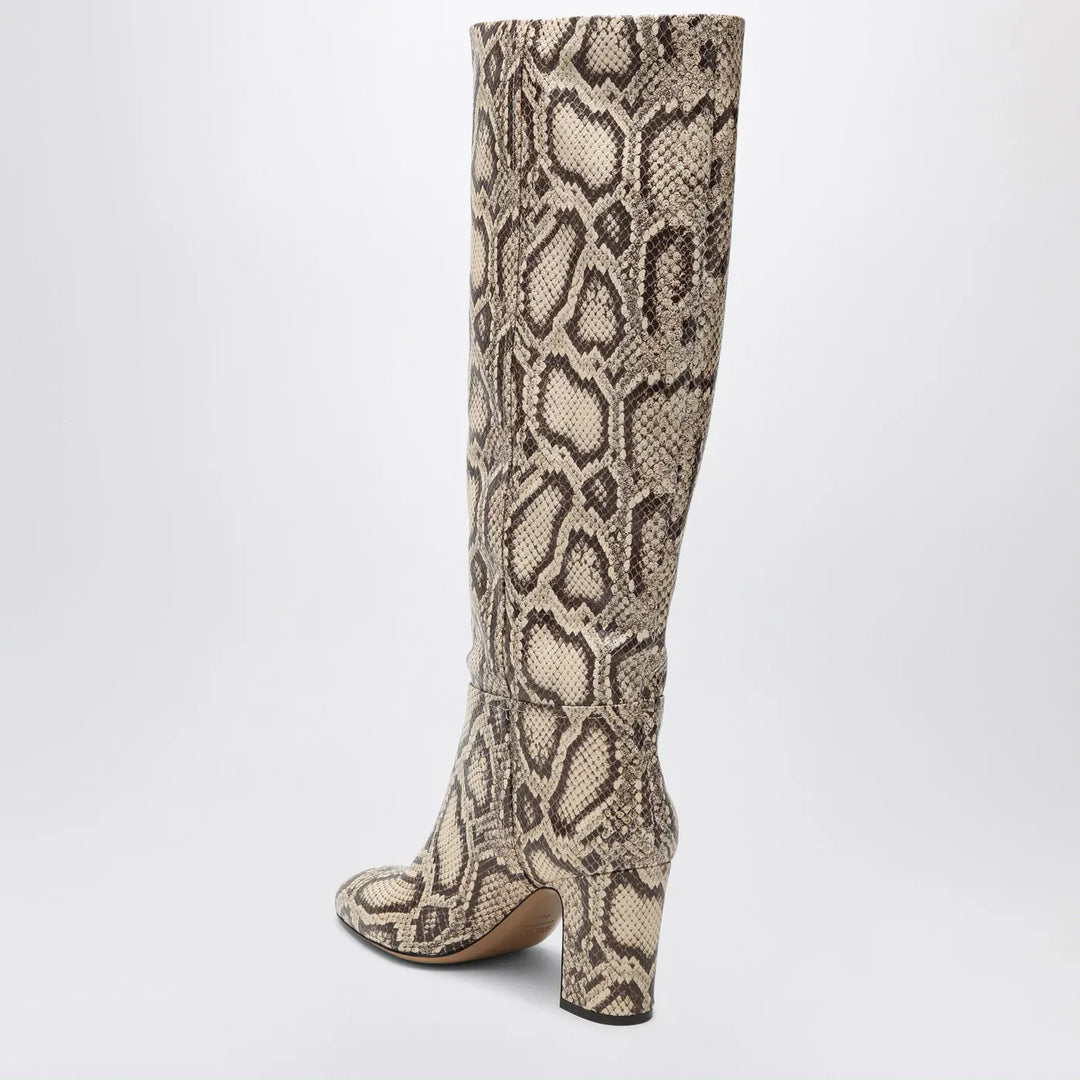 Paris Texas - Lavinia boots in python-printed leather Brand Boots