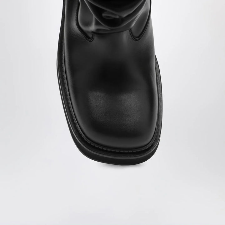 The Attico - Black leather La Passeggiata boots Brand Boots