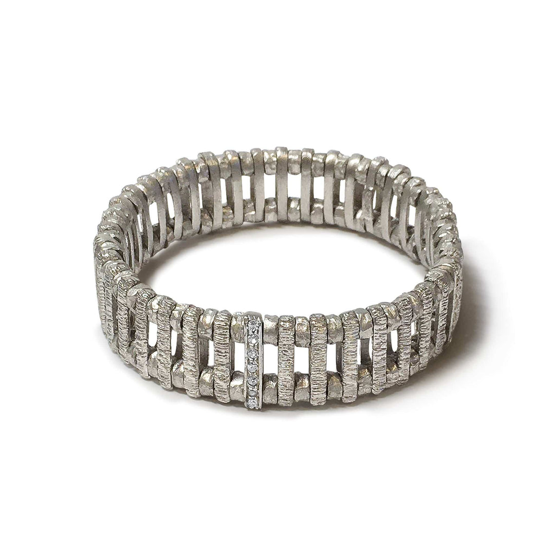 Giora Bracelet Giora' Anastasia Bracelet Rhodium Finish Giora' Anastasia Bracelet Italian Jewellery Designer Giovanna Raspini Brand