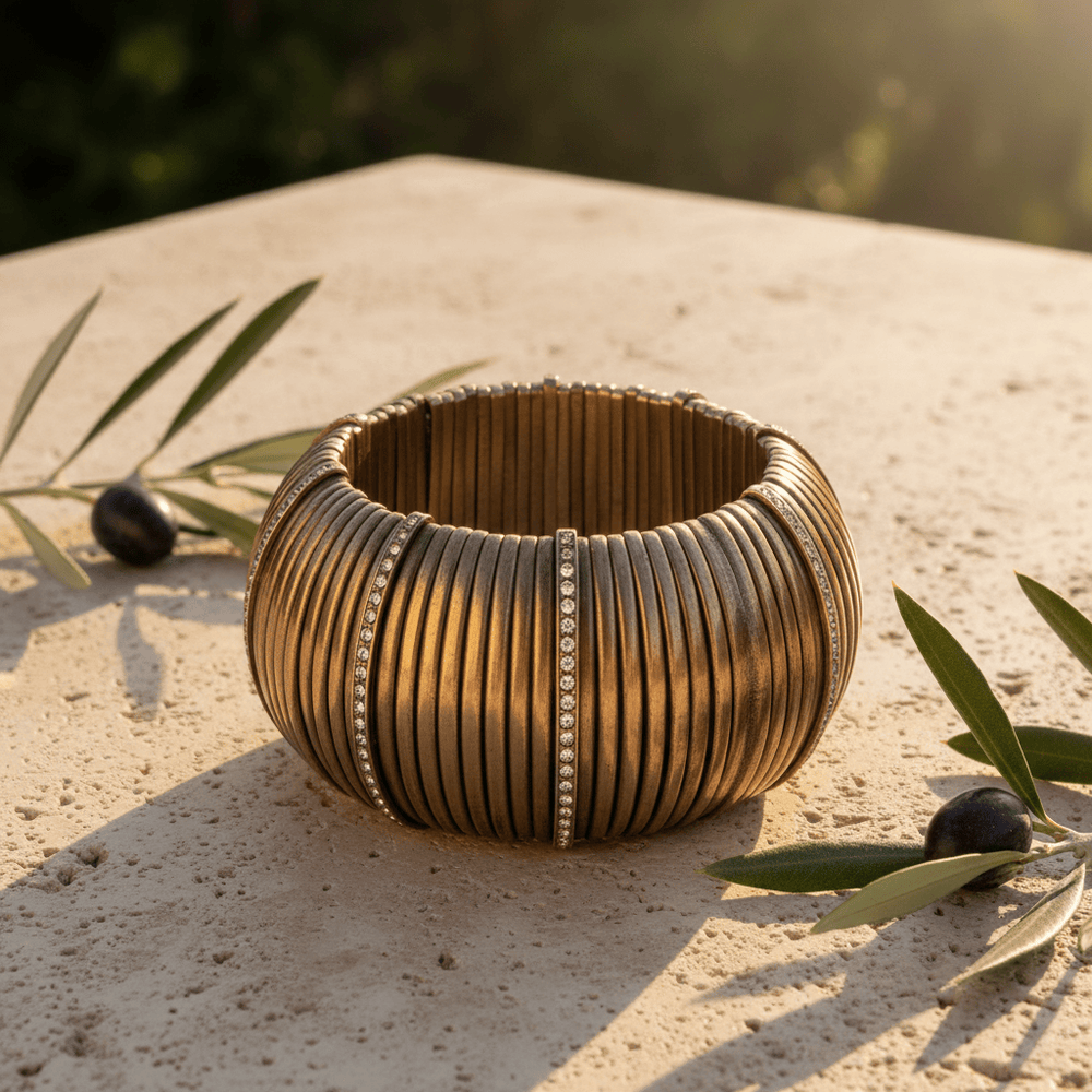 Giora' Bronze Bracelet with Swarovski Crystals Brand Bracelets