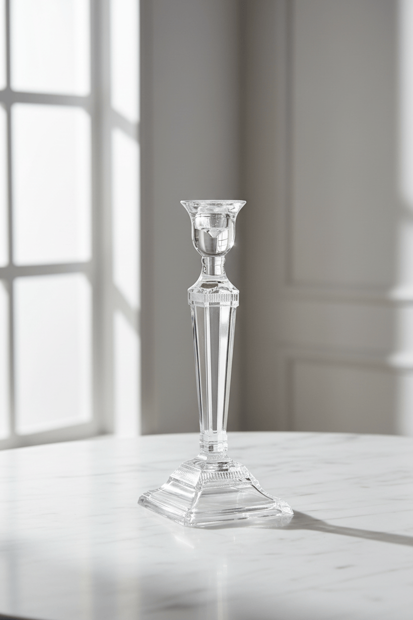 Mario Luca Giusti Napoleone Candlesticks Holder Clear Brand Candlesticks