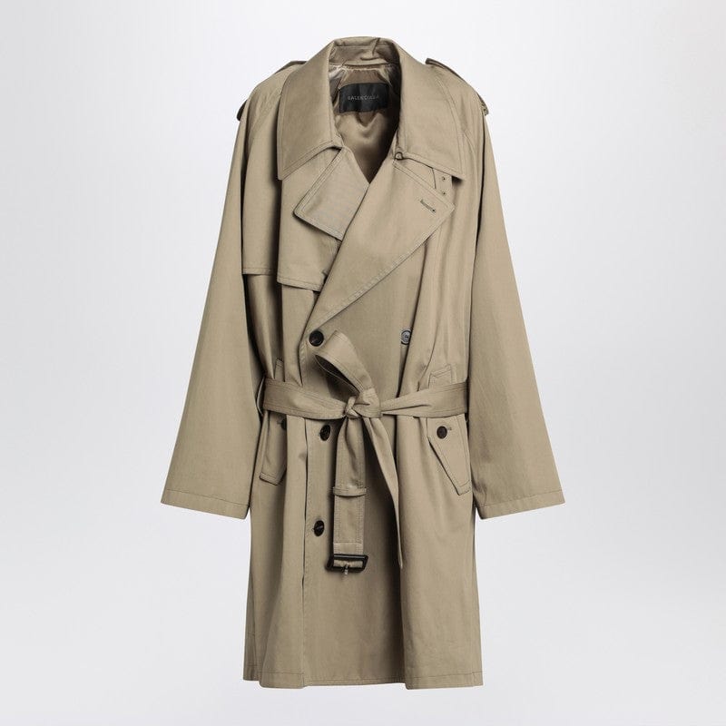 Balenciaga Coats Balenciaga Beige double-breasted cotton trench coat Balenciaga Beige double-breasted cotton trench coat Brand