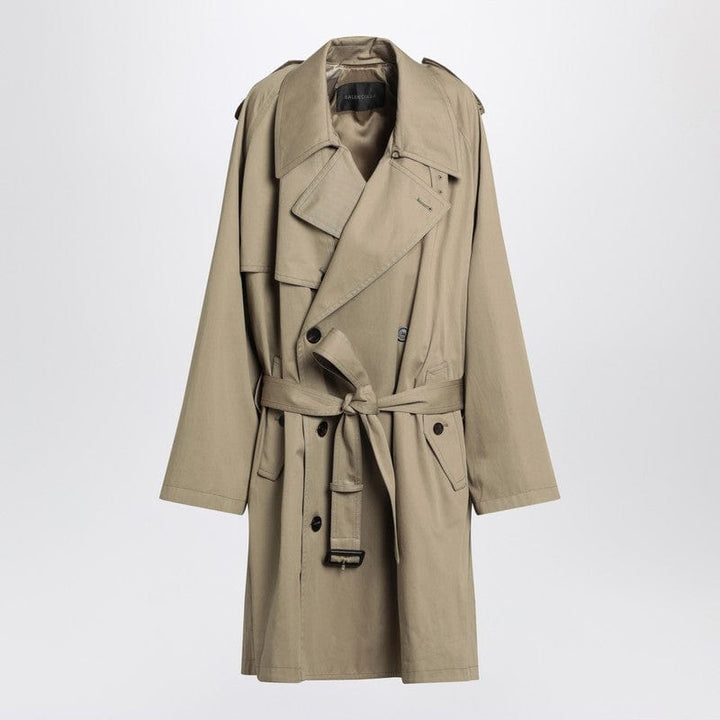 Balenciaga Coats Balenciaga Beige double-breasted cotton trench coat Balenciaga Beige double-breasted cotton trench coat Brand