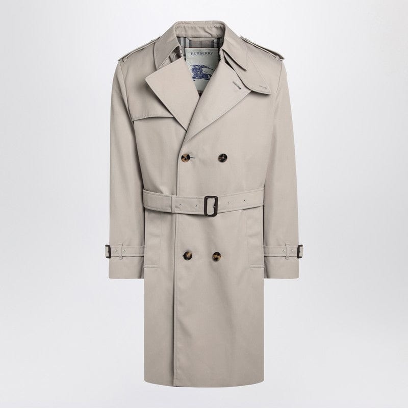 Burberry Coats 50 Burberry Heron-coloured cotton trench coat Burberry Heron-coloured cotton trench coat Brand