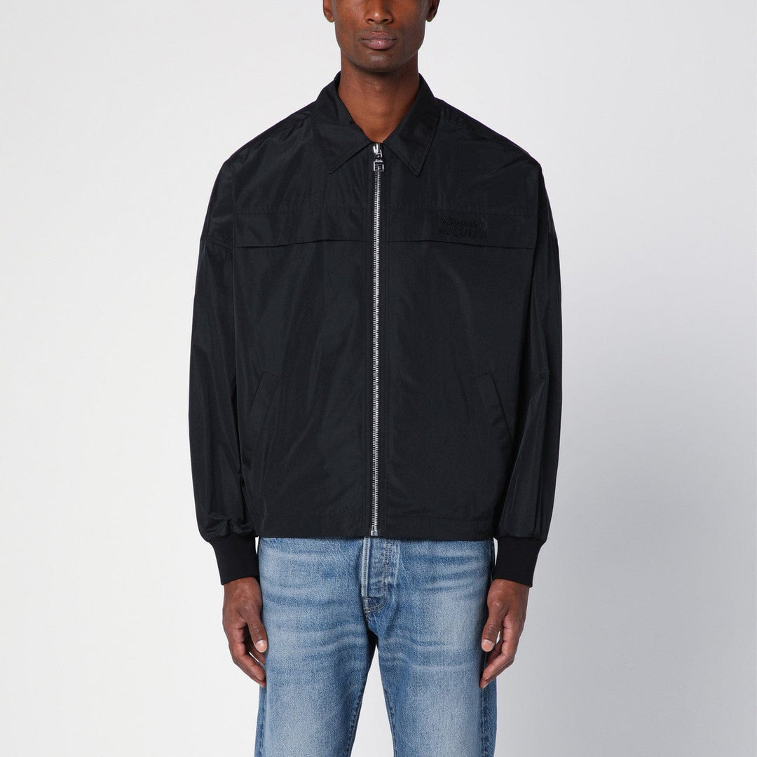 Coats & Jackets Alexander McQueen - Lightweight zipped jacket black Brand