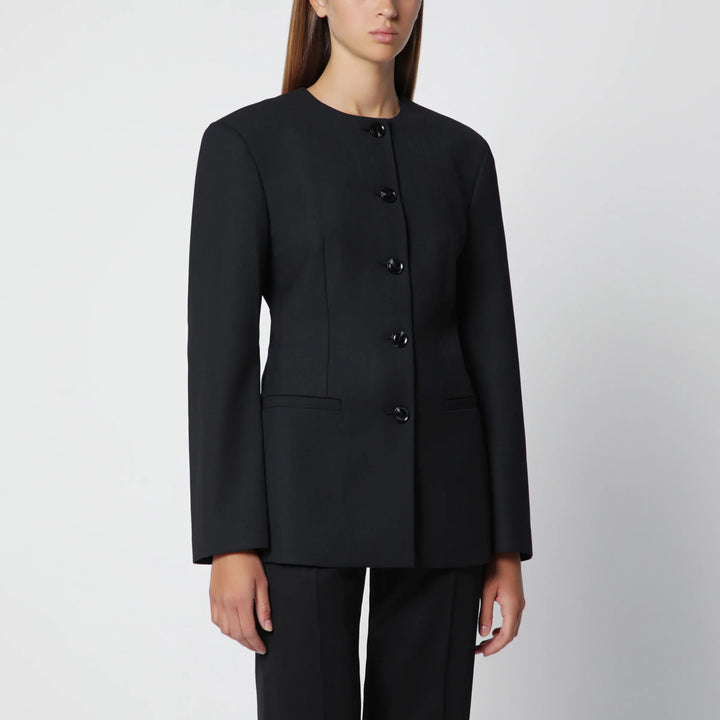 ANINE BING - Black Huda jacket in a wool blend Brand Coats &amp; Jackets 34  FR