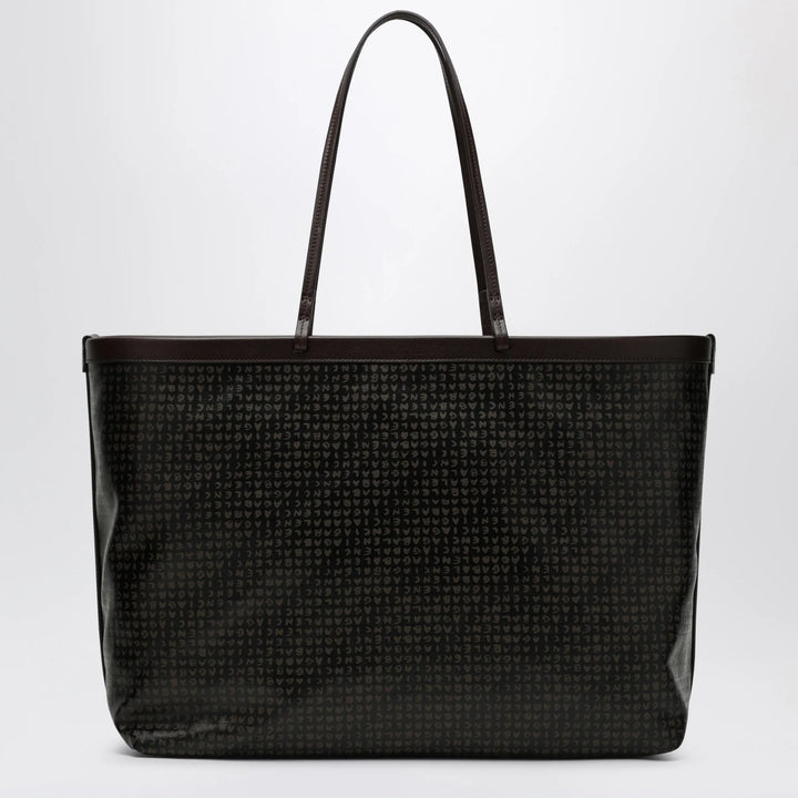 Balenciaga - Select large tote in coated black canvas Brand Coats &amp; Jackets U
