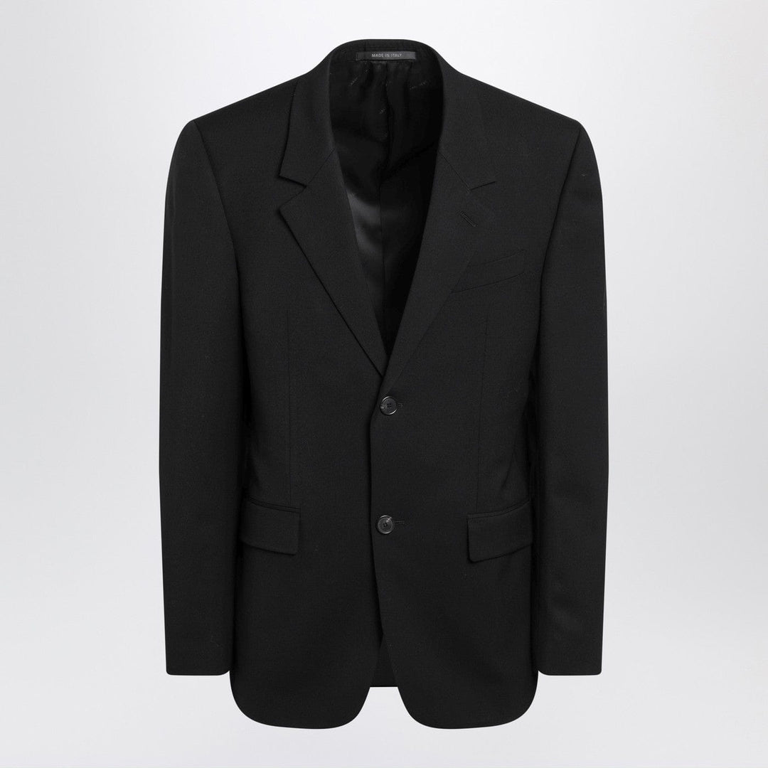 Coats &amp; Jackets Balenciaga - Single-breasted black wool jacket Brand