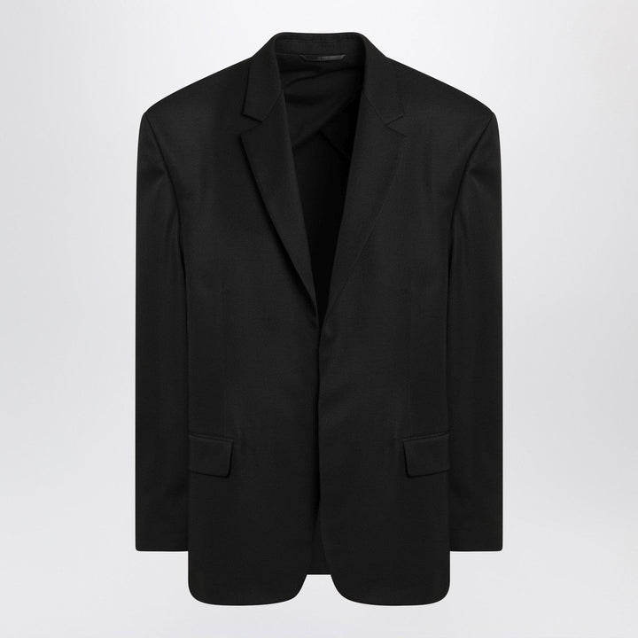 Coats &amp; Jackets 1 Balenciaga - Single-breasted jacket black in wool Brand